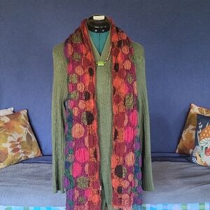 Colorful Polka Dot Scarf